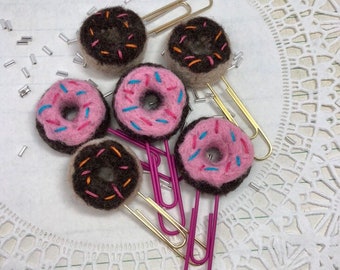 Donut Planner Clip Paperclip Bookmark