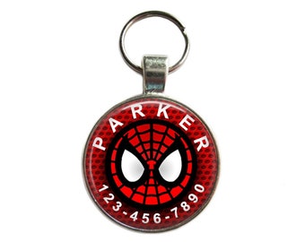 spiderman dog tag