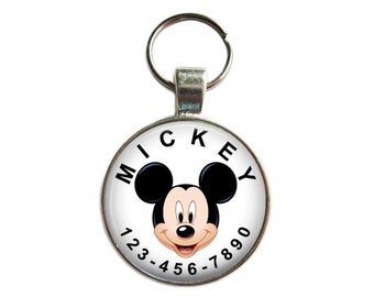 Dog ID Tag - Mickey Mouse (DIsney) - Dog tag, Cat Tag, Pet Tag