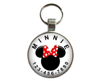 Dog ID Tag - Minnie Mouse (DIsney) - Dog tag, Cat Tag, Pet Tag