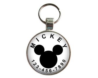Dog ID Tag - Mickey Mouse (DIsney) - Dog tag, Cat Tag, Pet Tag