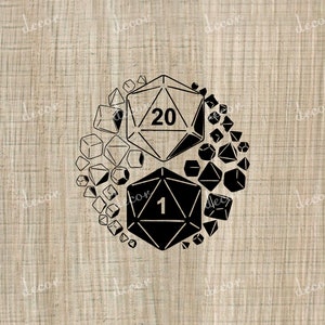 For personal use only! Png coat of arms picture - Game master svg  Files for cricut - Rpg vector - D20 shirt svg  - Svg clipart