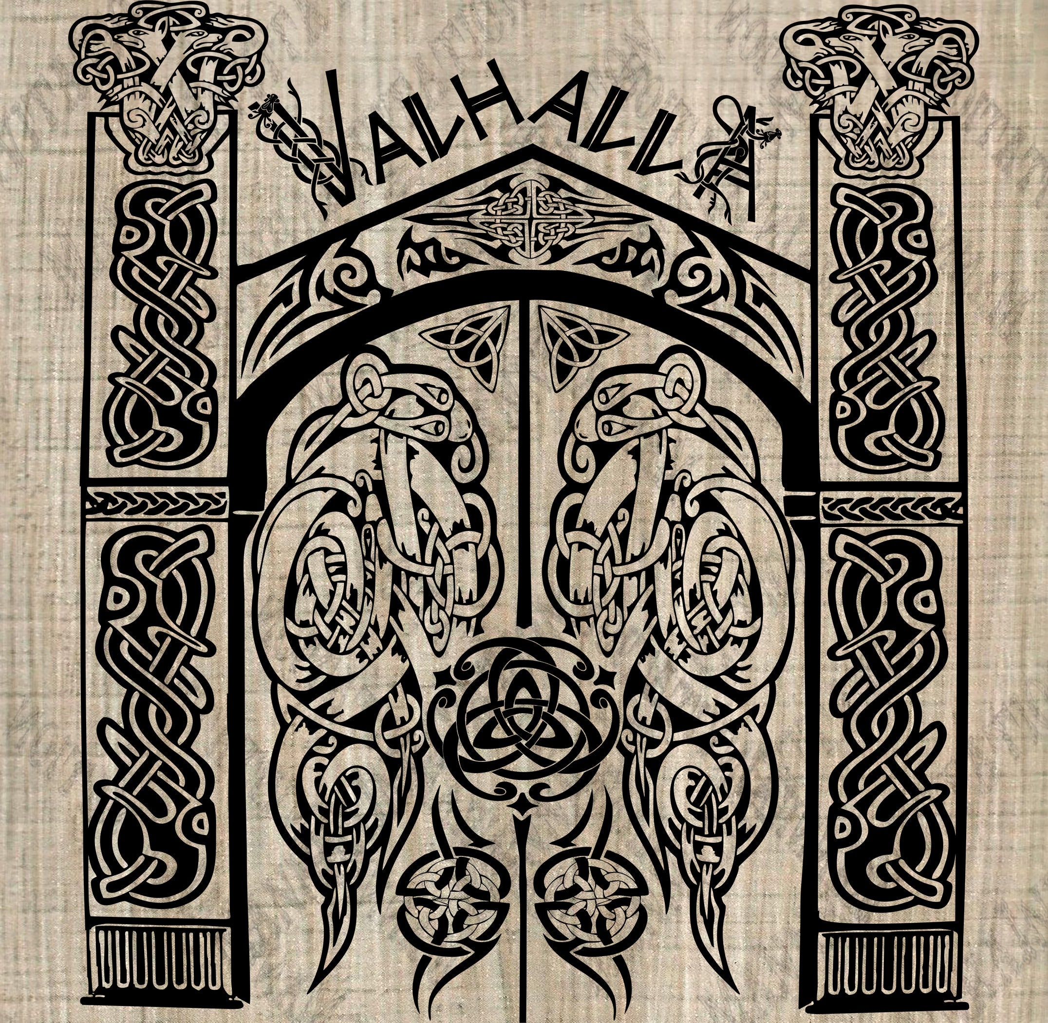For Personal Use Only! Viking Images - SVG PNG EPS Dxf - Valhalla