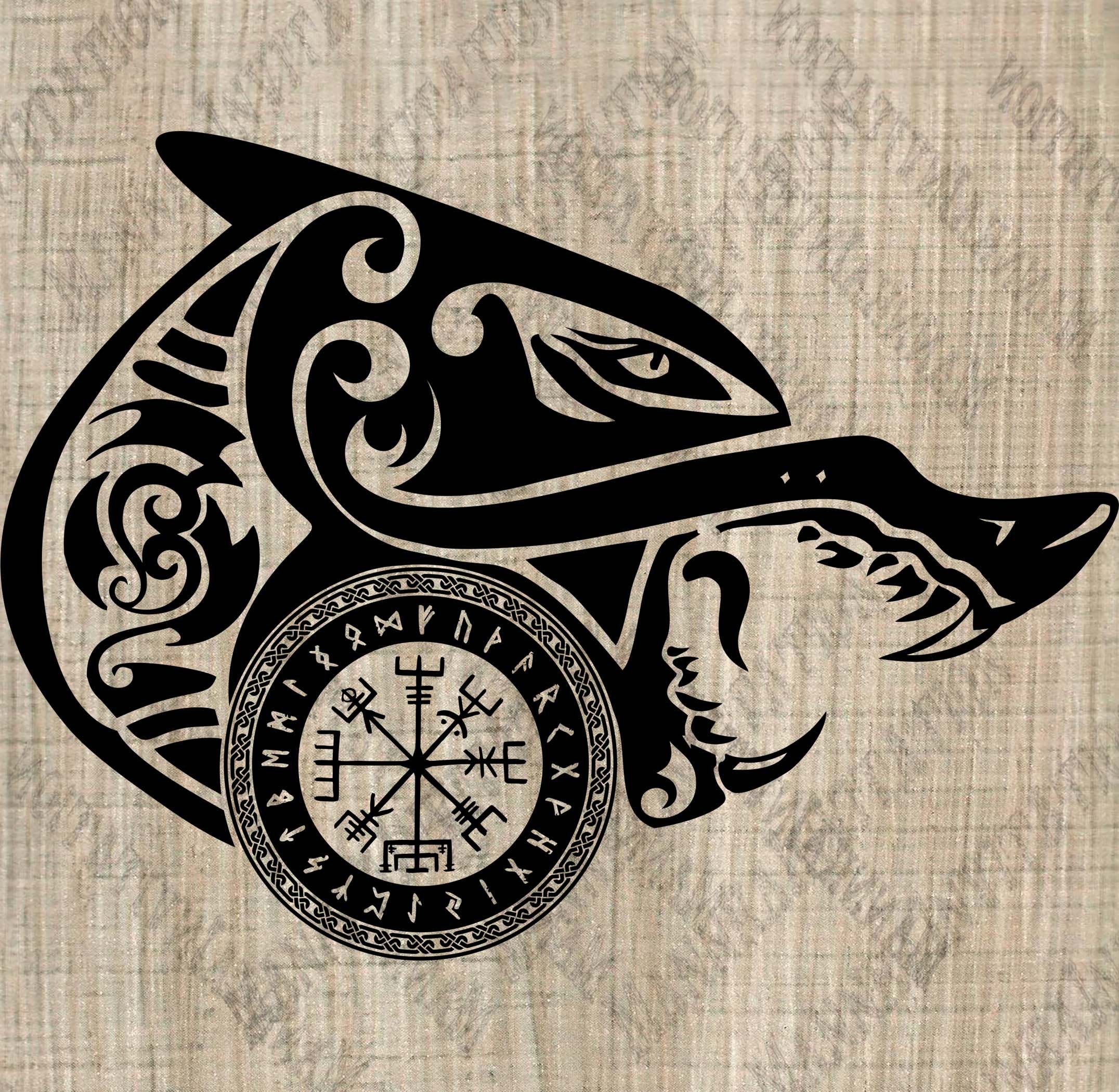 FENRIR LOKIS SON Poster by RAIDHO  Mythology tattoos Norse tattoo  Viking art