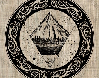 For personal use only! Viking Images - SVG PNG EPS Dxf - valhalla protection - Silhouette - Cut Files - Digital File - norse