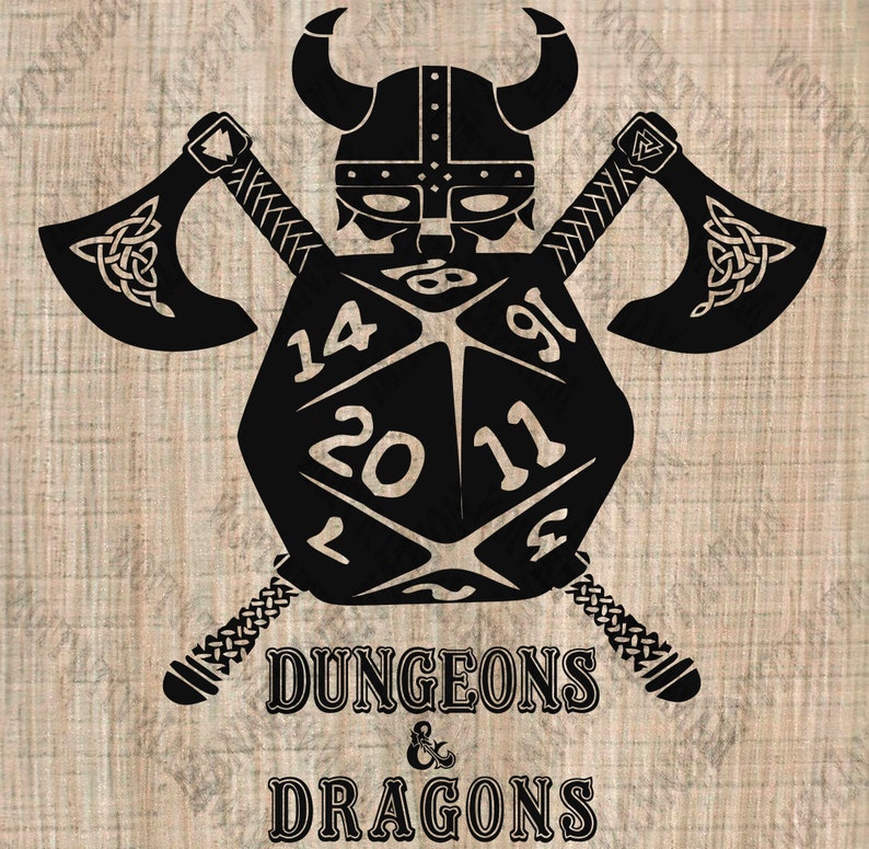 For personal use only D&D Logo png Dungeon master svg | Etsy