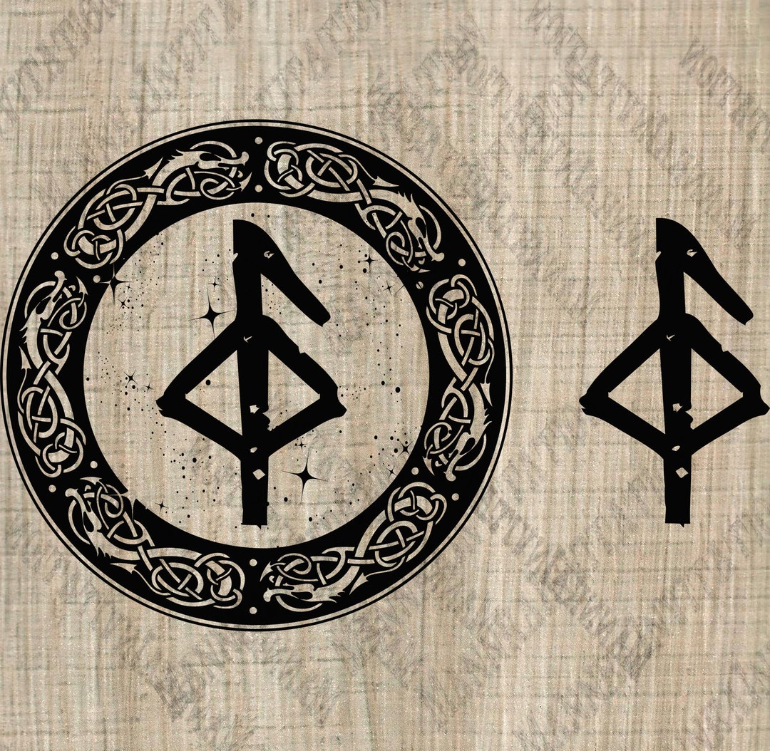 Protection Bind Rune Svg For Personal Use Only! Viking Images - SVG PNG EPS Dxf - Valhalla ...