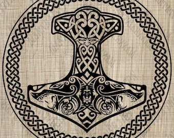 Solo per uso personale! Viking Images - SVG PNG EPS Dxf - File For Cricut - Silhouette - Cut Files - Digital File - Fenrir - mjolnir svg