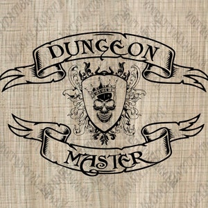 Apenas para uso pessoal! Game master svg - RPG clipart - imagem PNG - Silhouette Studio Cricut