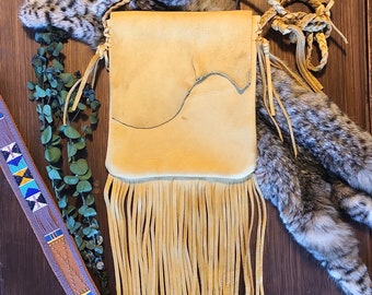 Blonde Trapper Purse