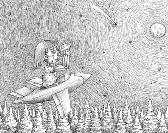 Kunstenaar te huur, vintage pen- en inktillustraties voor boeken, cadeaus, albums, covers, gedichten en labels.