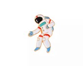Area 51 Spaceman badge cosmonaut brooch Lapel pin Denim Jeans shirt bag Cartoon Jewelry Gift