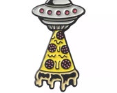 Area 51 Space Ship Gift Lapel pin Denim Jeans shirt bag Cartoon Jewelry Gift