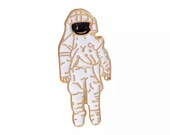 Area 51 Spaceman badge cosmonaut brooch Lapel pin Denim Jeans shirt bag Cartoon Jewelry Gift