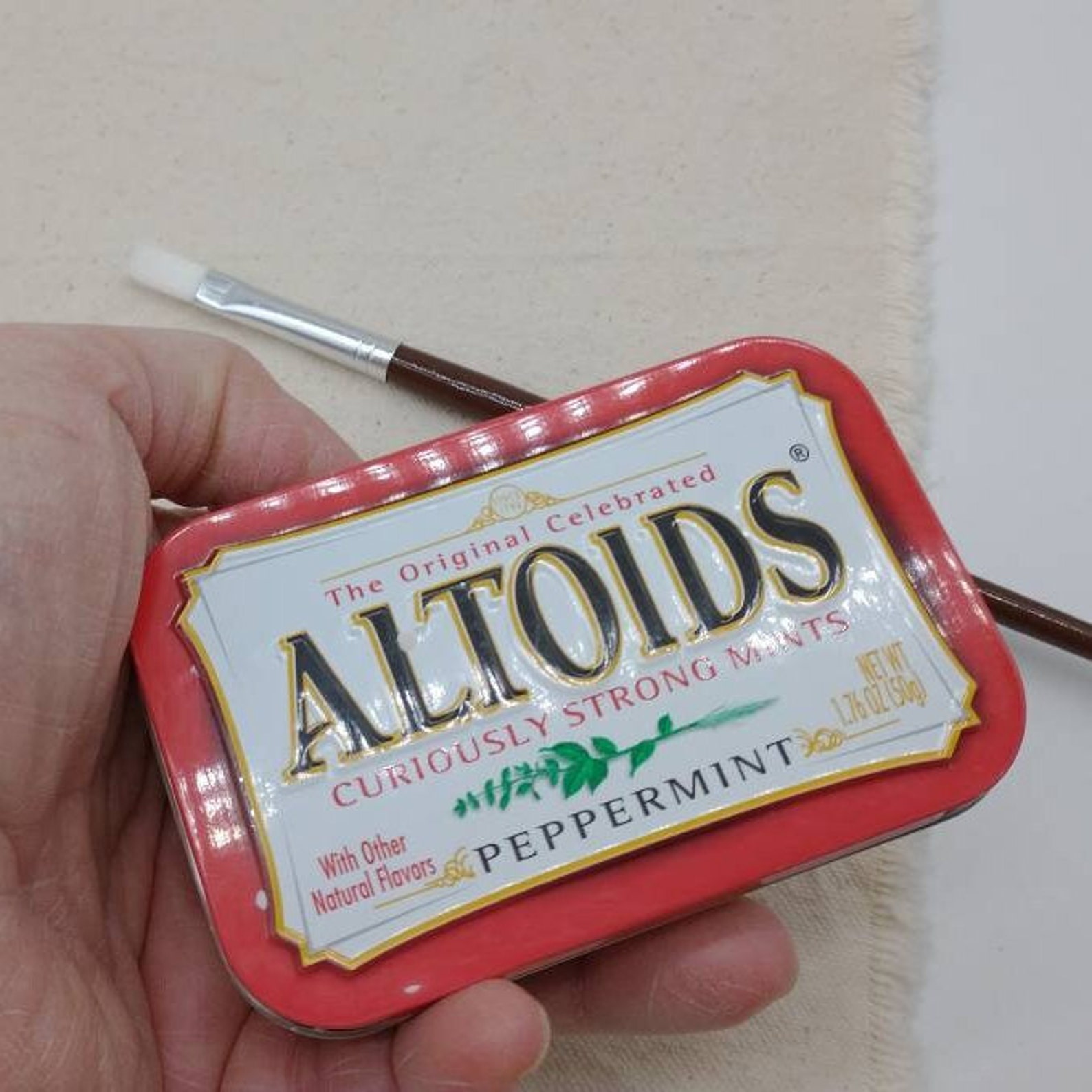 Tin Travel Palette Altoid Tin Palette Ceramic Palette Etsy