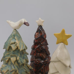 Tree Topper - Bird & Star Set - For Leaf Trees