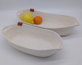 Custom (MTO) - Cotton Rope Baskets - Oval