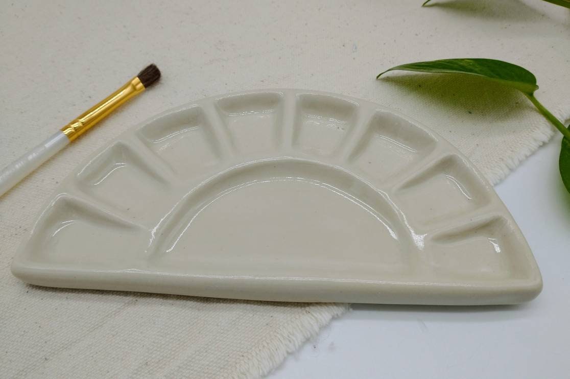 Ceramic Watercolor Palette, 18-well / 20-well / Ceramic Palette for  Artists, Gift for Painters, Ceramic Paletteporcelain Palette 
