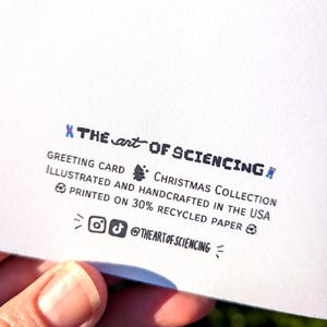 Computer Science Programming Christmas Card, Zero Runtime Errors, STEM Humor Blank Greeting Card (A2 Size) image 5