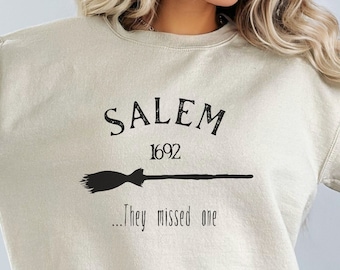 Salem Heks Sweatshirt, 1692, Halloween Pullover