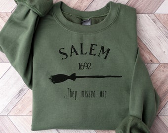 Salem Witch Sweatshirt, 1692, Funny Halloween Shirt