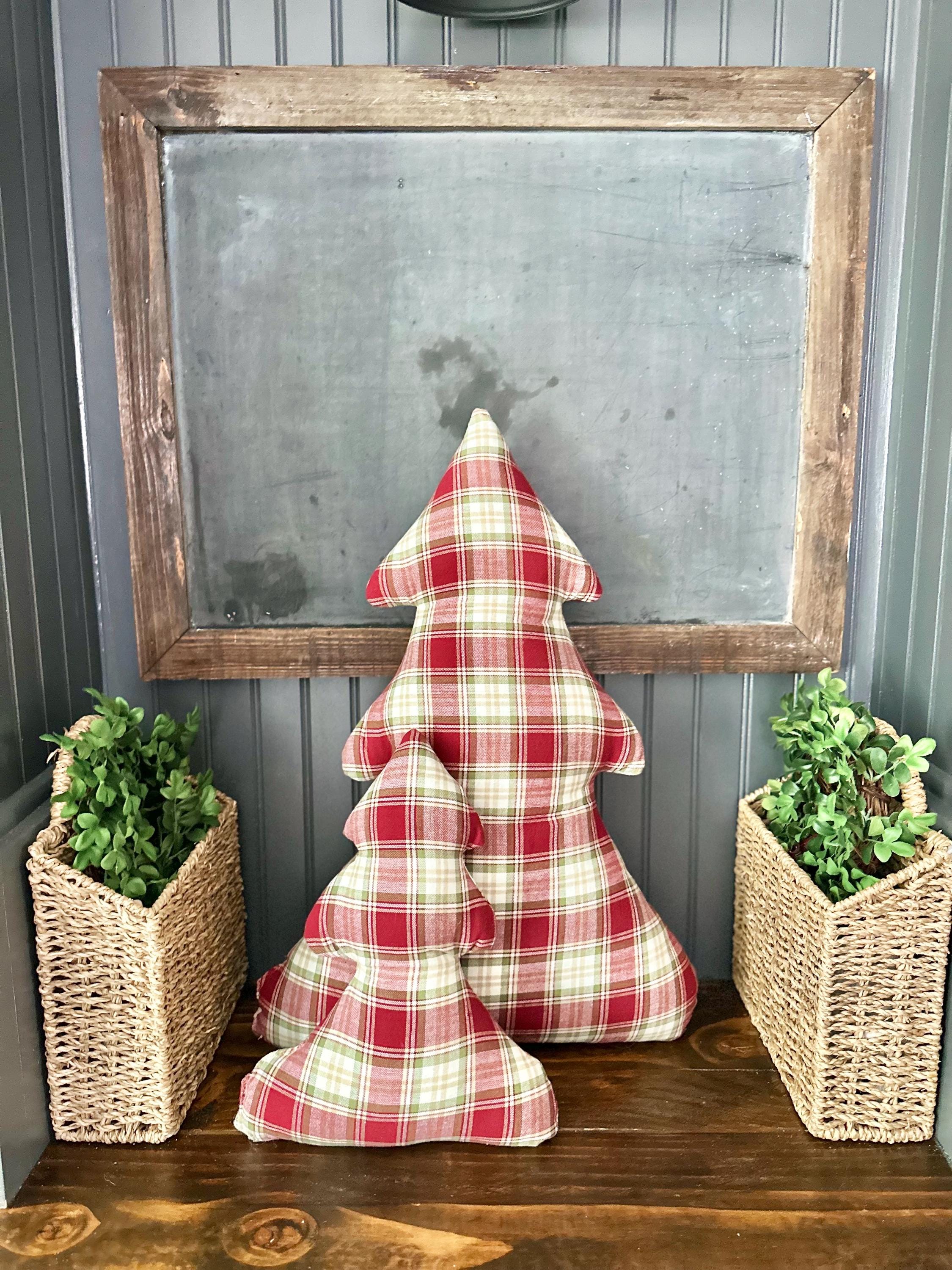 Plaid Christmas Pillows