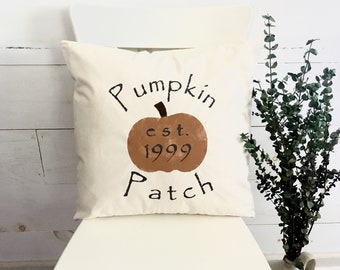 Personalized Pumpkin Patch throw pillow cover | pillow cover | personalized | fall decor | fall home accessory | gift | farmhouse decor