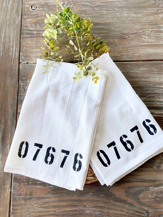 Set personalizzato di asciugamani da cucina con sacco di farina