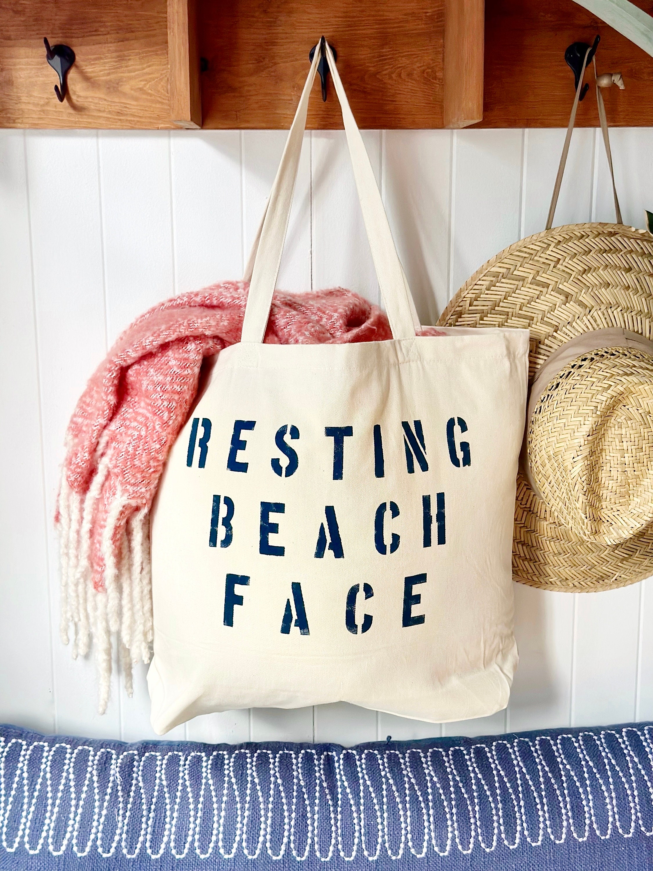 Resting beach face bag new arrivals