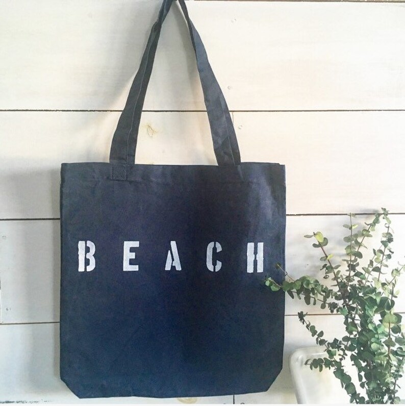 BEACH Tote Beach Bag Vacation Bag Gift Women's | Etsy