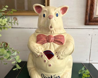 Gibson Everyday Ceramic Donkey Cookie Jar - China. - Etsy