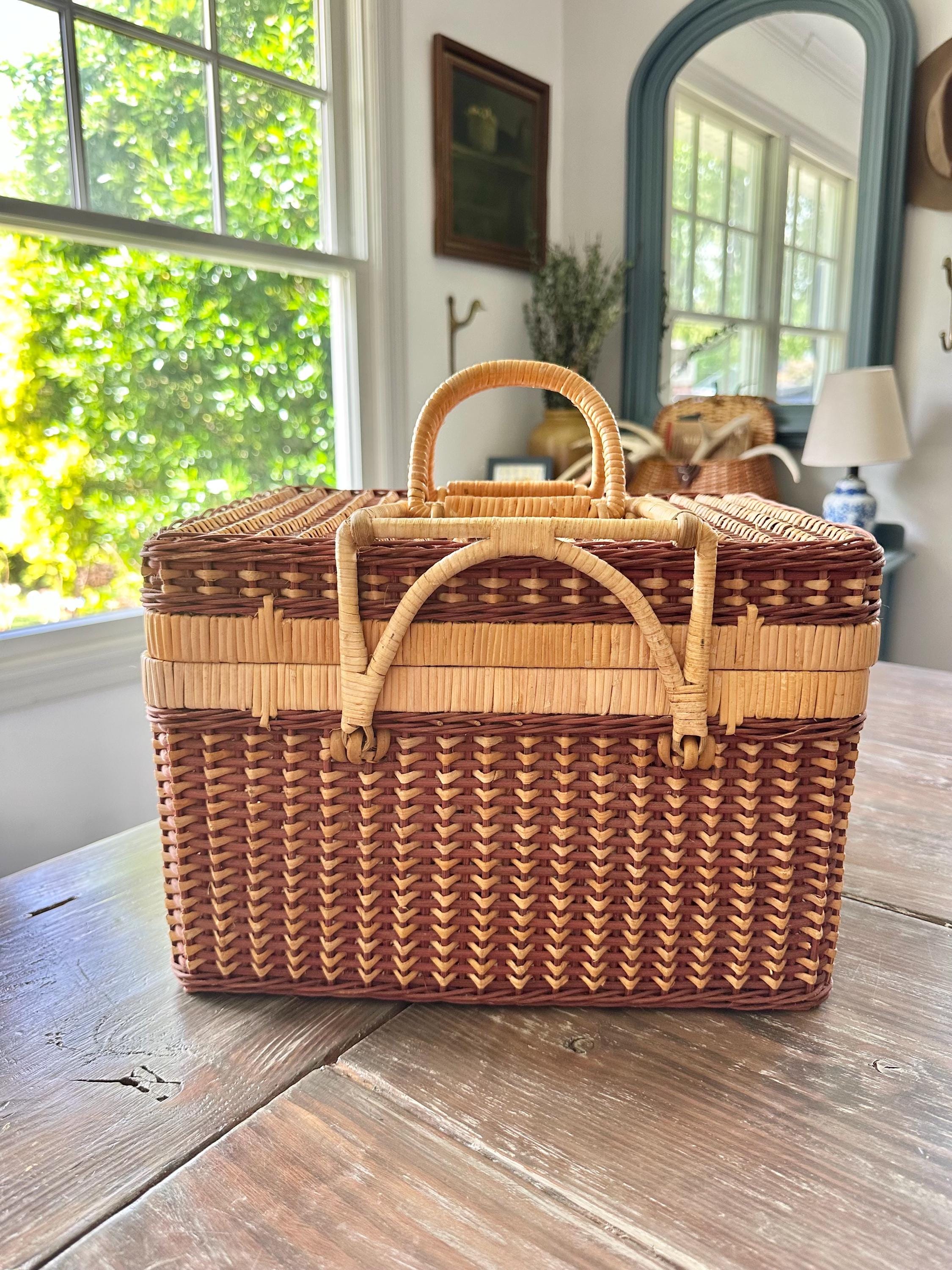 Old Picnic Basket - Etsy