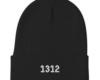 1312 Embroidered Beanie