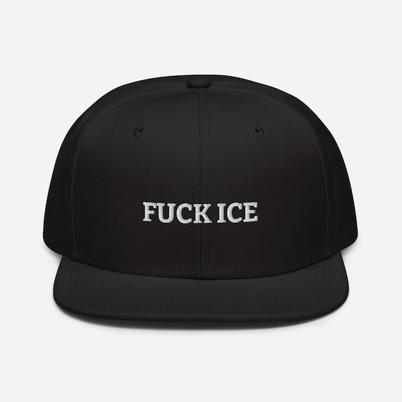 Fuck ICE Snapback Hat - Etsy