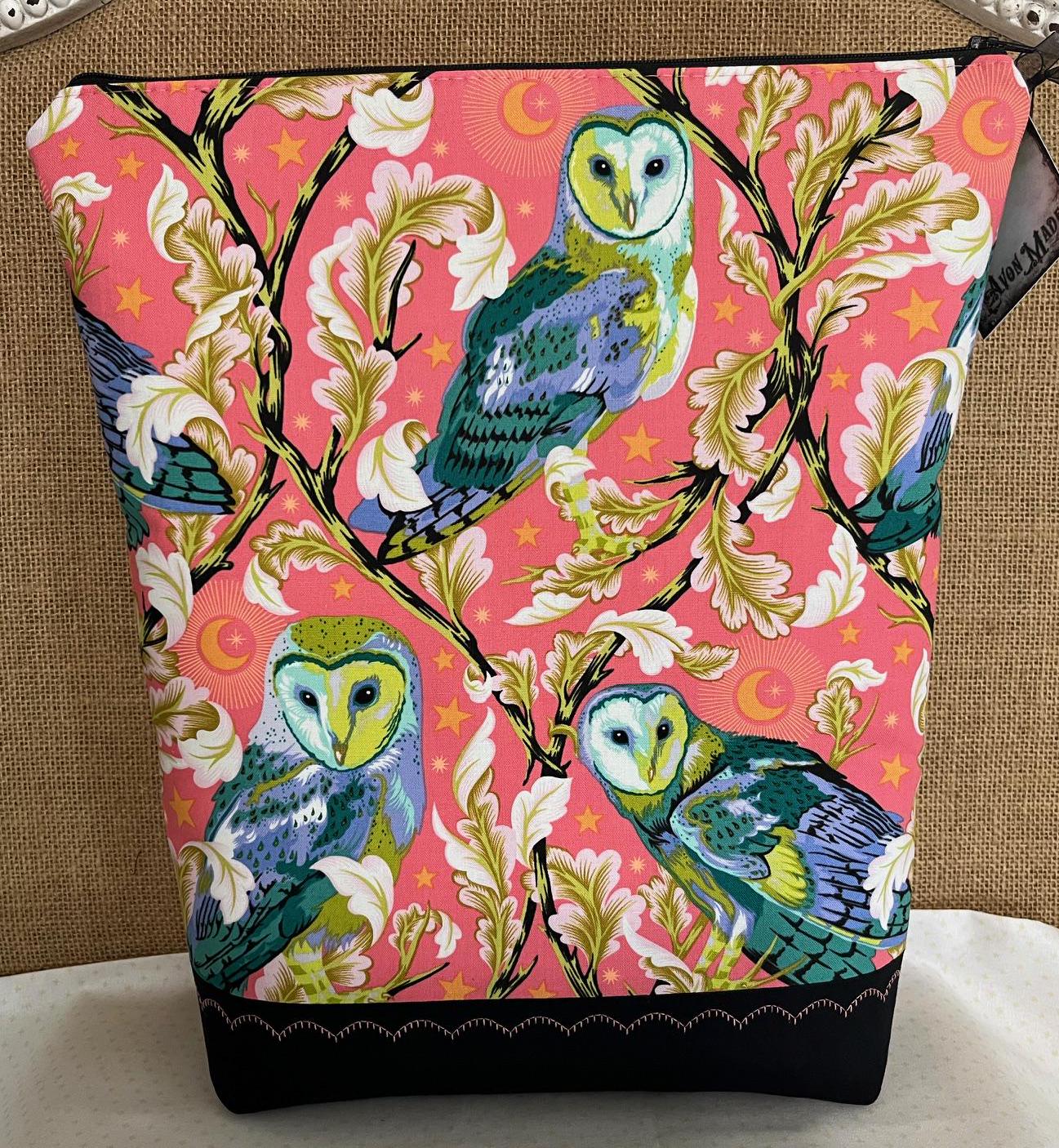 Night Owl Zippered Pouch Craft/Project Bag * In Dawn
