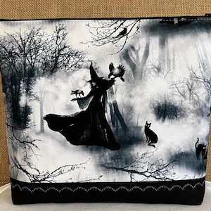 One Witch Zippered Pouch Large