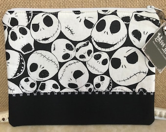 Small Jack Skellington Zippered Pouch