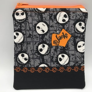 Small Jack Skellington Zippered Pouch
