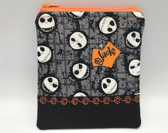 Kleiner Jack Skellington Beutel mit Reißverschluss