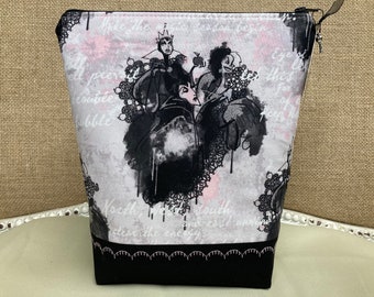 Villains Zippered Pouch L *Pink