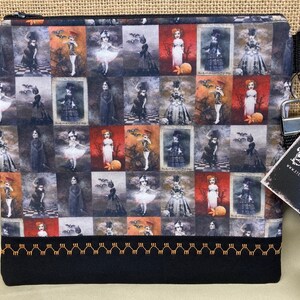 Creepy Kids Zippered Pouch with Wristlet