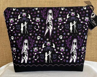 Borsa con cerniera Nightmare grande *Viola