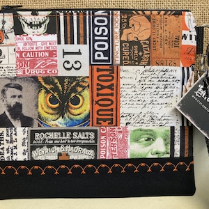 Halloween Zippered Pouch with Wristlet