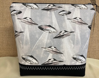 Bolsa con cremallera grande de Alien Invasion