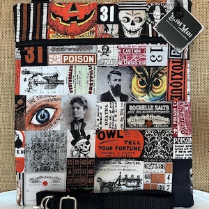 Halloween Crossbody Bag / Crossbody Project bag