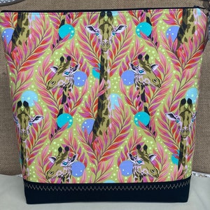 Neck For Days Zippered Pouch XL in Moonbeam *Yarn / Craft pouch