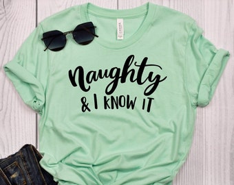 Naughty Shirt, Naughty List Shirt, Funny Christmas Shirts, Christmas tshirt, Xmas Shirts, Merry Christmas, Santa Shirt, Holiday Shirts