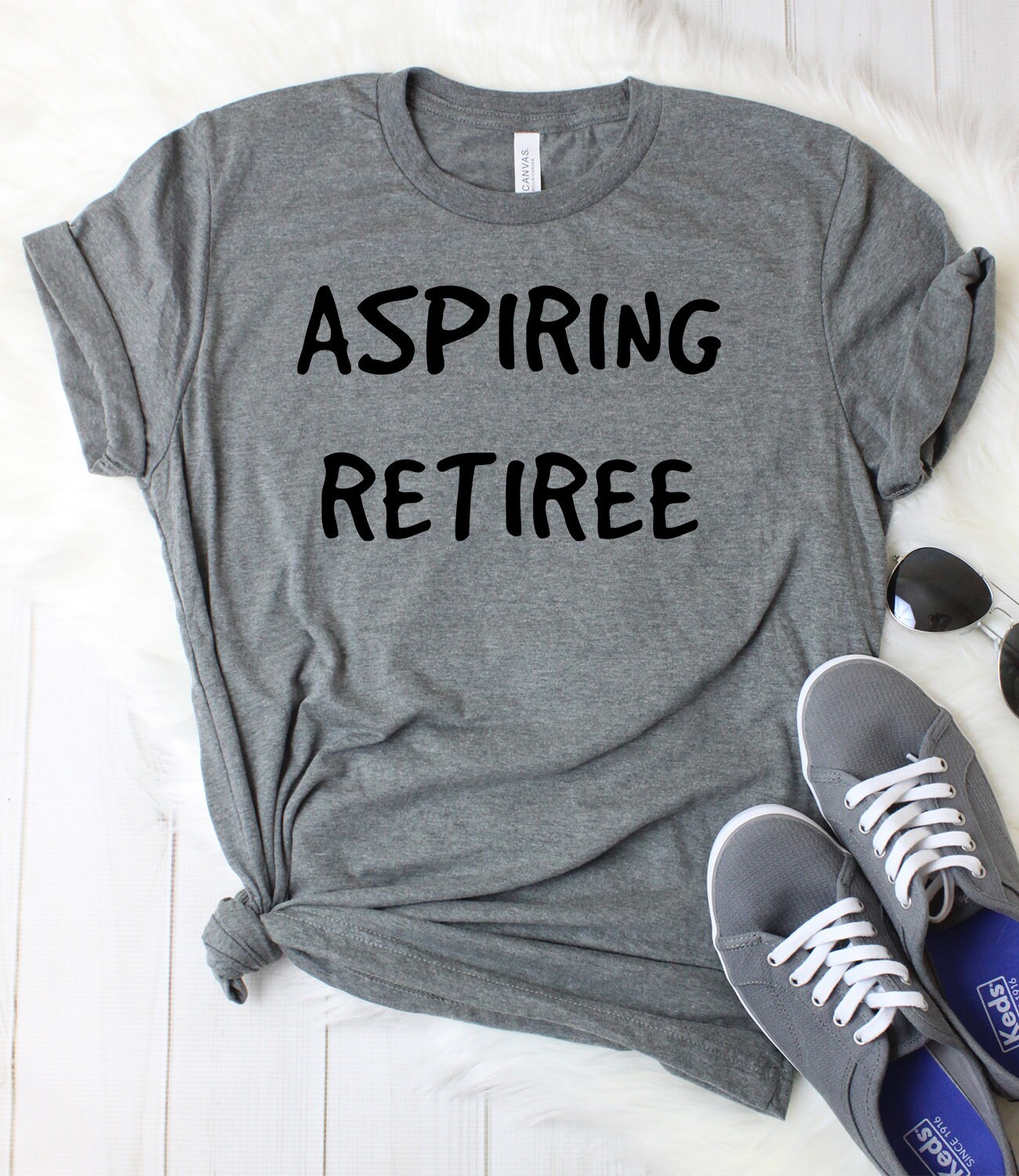 Aspiring Retiree Tshirt Retirement Shirt Retirement Gifts Etsy
