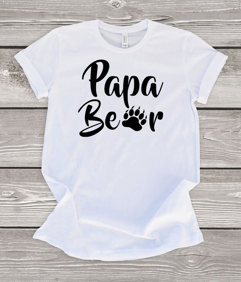 Papa Bear Shirt, Papa Bear tshirt, Fathers Day Shirts, Dad Shirts, for dad, Husband Gift, Mens shirts, Men's Tee, Birthday Gifts, Mens Shirt image 5