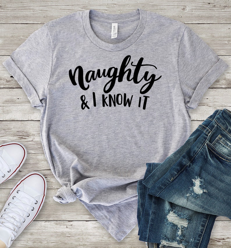 Naughty Shirt Naughty List Shirt Funny Christmas Shirts | Etsy
